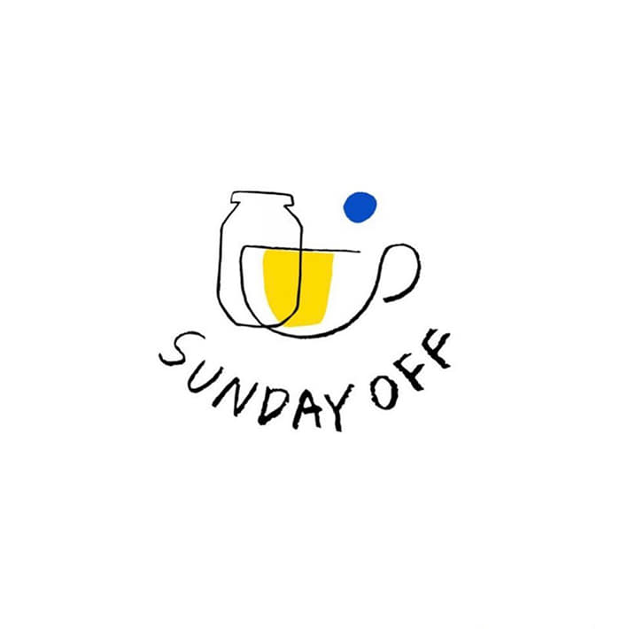cafe sundayoff Logo design